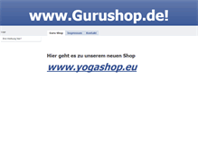 Tablet Screenshot of gurushop.de